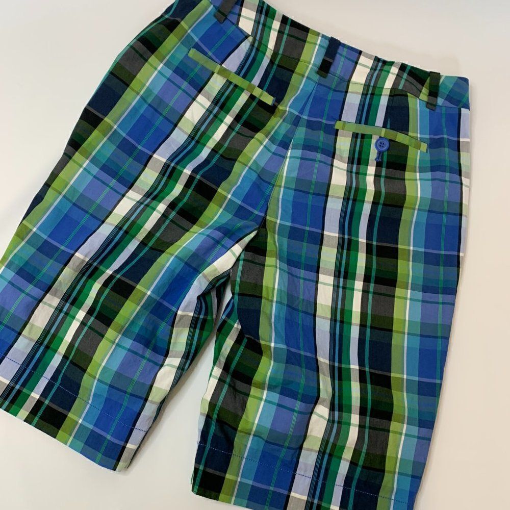 Jones New York Sport Stretch Plaid Short - Picture 3 of 5